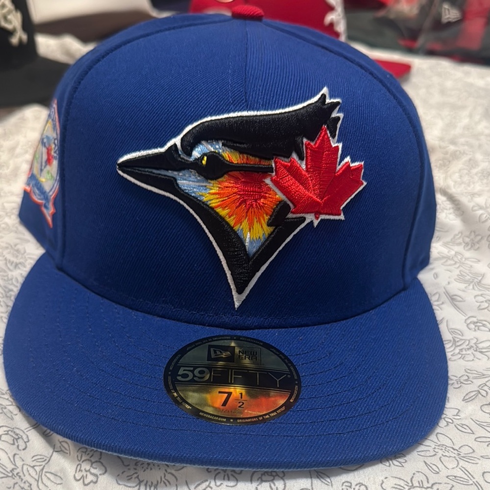 Blue 59fifty Cap With Unique Patch - image 1